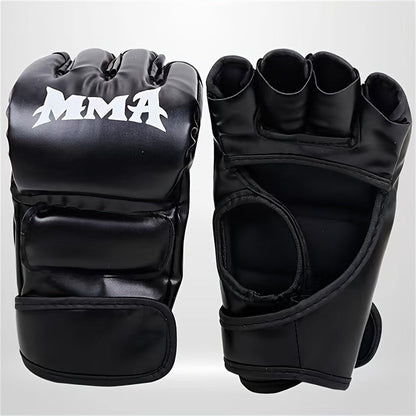 Boxing Training Kit with Reactive LED Wall Punching Target(Black)